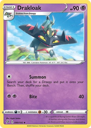 Pokemon TCG - SWSH02: Rebel Clash - Drakloak - 090/192