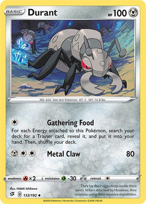 Pokemon TCG - SWSH02: Rebel Clash - Durant - 132/192