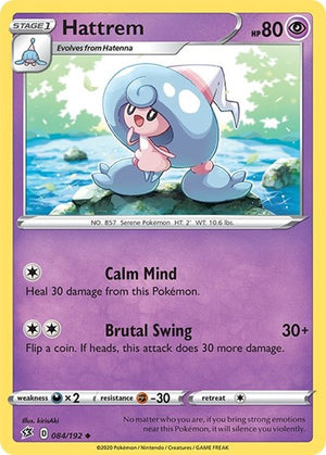 Pokemon TCG - SWSH02: Rebel Clash - Hattrem - 084/192