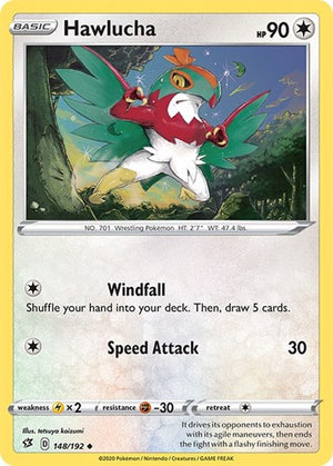 Pokemon TCG - SWSH02: Rebel Clash - Hawlucha - 148/192