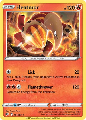 Pokemon TCG - SWSH02: Rebel Clash - Heatmor - 034/192