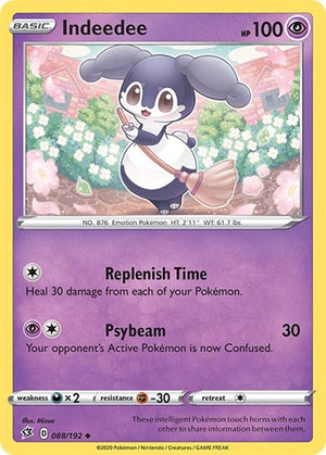Pokemon TCG - SWSH02: Rebel Clash - Indeedee - 088/192