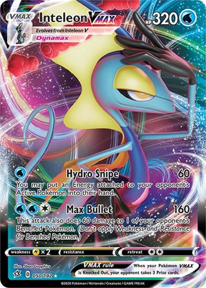 Pokemon TCG - SWSH02: Rebel Clash - Inteleon VMAX - 050/192 - Holofoil