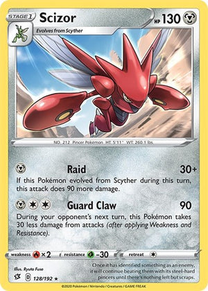 Pokemon TCG - SWSH02: Rebel Clash - Scizor - 128/192
