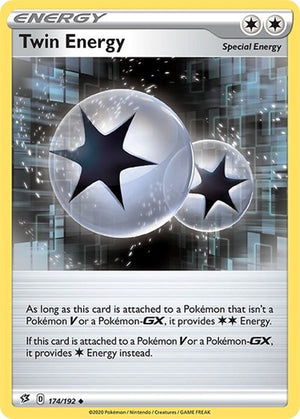 Pokemon TCG - SWSH02: Rebel Clash - Twin Energy - 174/192 - Reverse Holofoil