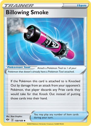 Pokemon TCG - SWSH03: Darkness Ablaze - Billowing Smoke - 158/189