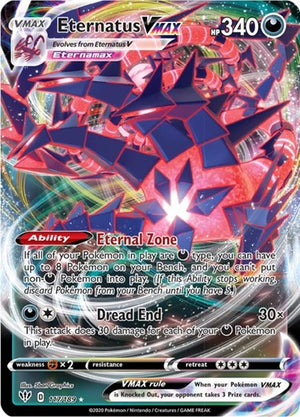 Pokemon TCG - SWSH03: Darkness Ablaze - Eternatus VMAX - 117/189 - Holofoil