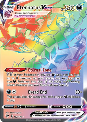 Pokemon TCG - SWSH03: Darkness Ablaze - Eternatus VMAX - 192/189 - Holofoil