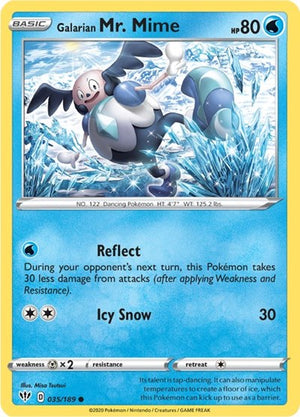 Pokemon TCG - SWSH03: Darkness Ablaze - Galarian Mr. Mime - 035/189