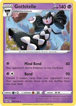 Pokemon TCG - SWSH03: Darkness Ablaze - Gothitelle - 075/189