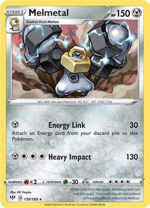 Pokemon TCG - SWSH03: Darkness Ablaze - Melmetal - 130/189