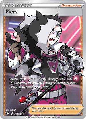 Pokemon TCG - SWSH03: Darkness Ablaze - Piers - 187/189 - Holofoil