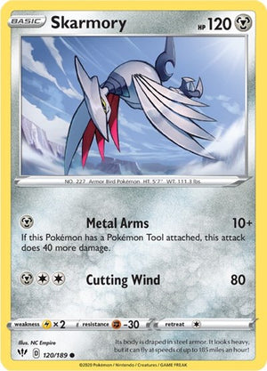 Pokemon TCG - SWSH03: Darkness Ablaze - Skarmory - 120/189