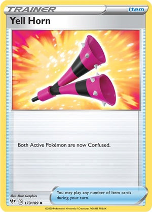 Pokemon TCG - SWSH03: Darkness Ablaze - Yell Horn - 173/189 - Reverse Holofoil