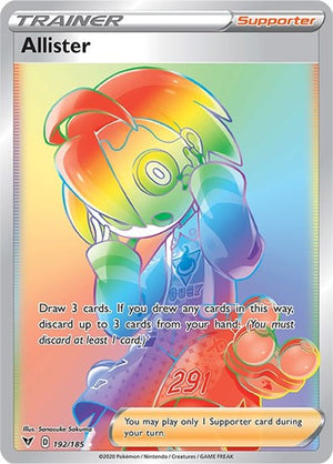 Pokemon TCG - SWSH04: Vivid Voltage - Allister - 192/185 - Holofoil