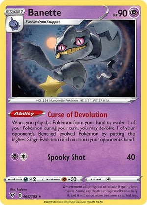 Pokemon TCG - SWSH04: Vivid Voltage - Banette - 068/185