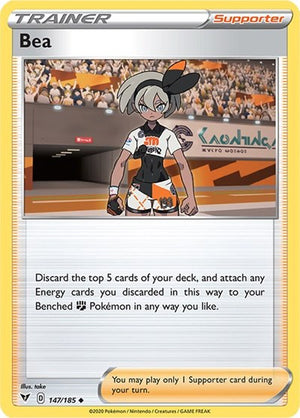 Pokemon TCG - SWSH04: Vivid Voltage - Bea - 147/185 - Reverse Holofoil