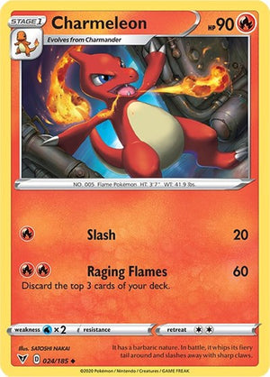 Pokemon TCG - SWSH04: Vivid Voltage - Charmeleon - 024/185