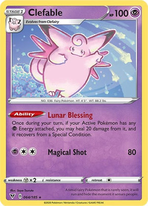 Pokemon TCG - SWSH04: Vivid Voltage - Clefable - 064/185