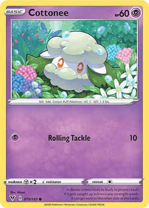 Pokemon TCG - SWSH04: Vivid Voltage - Cottonee - 075/185