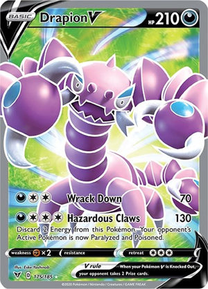 Pokemon TCG - SWSH04: Vivid Voltage - Drapion V - 175/185 - Holofoil