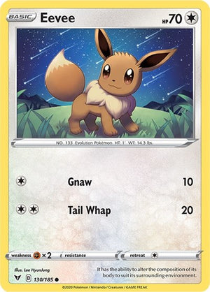 Pokemon TCG - SWSH04: Vivid Voltage - Eevee - 130/185