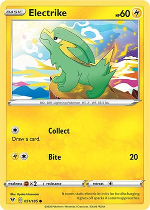 Pokemon TCG - SWSH04: Vivid Voltage - Electrike - 051/185 - Reverse Holofoil