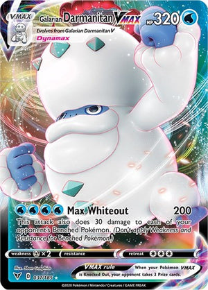 Pokemon TCG - SWSH04: Vivid Voltage - Galarian Darmanitan VMAX - 037/185 - Holofoil
