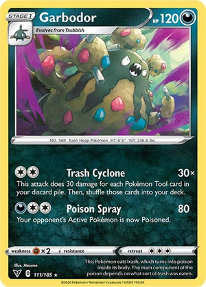 Pokemon TCG - SWSH04: Vivid Voltage - Garbodor - 111/185 - Reverse Holofoil