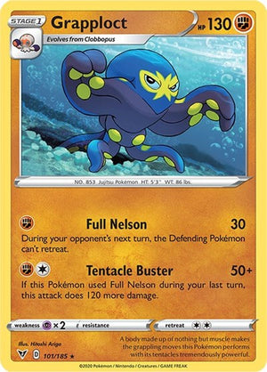 Pokemon TCG - SWSH04: Vivid Voltage - Grapploct - 101/185