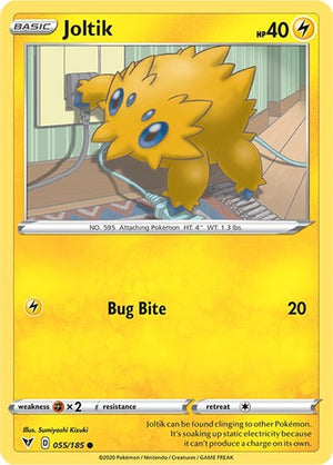 Pokemon TCG - SWSH04: Vivid Voltage - Joltik - 055/185 - Reverse Holofoil