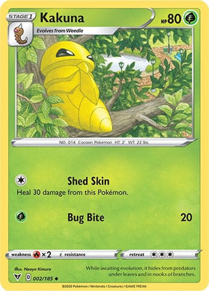 Pokemon TCG - SWSH04: Vivid Voltage - Kakuna - 002/185