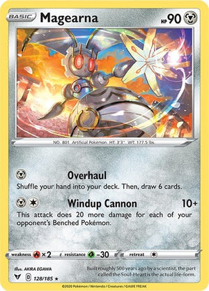 Pokemon TCG - SWSH04: Vivid Voltage - Magearna - 128/185 - Reverse Holofoil