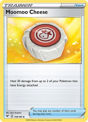 Pokemon TCG - SWSH04: Vivid Voltage - Moomoo Cheese - 156/185 - Reverse Holofoil