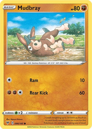 Pokemon TCG - SWSH04: Vivid Voltage - Mudbray - 096/185