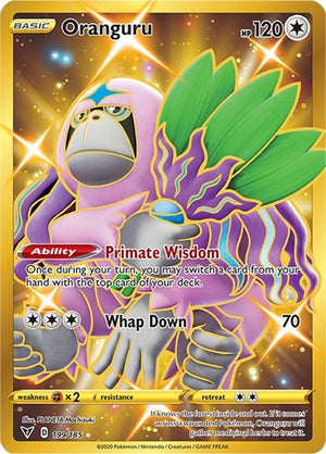 Pokemon TCG - SWSH04: Vivid Voltage - Oranguru - 199/185 - Holofoil