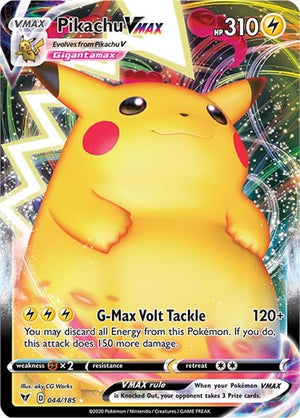 Pokemon TCG - SWSH04: Vivid Voltage - Pikachu VMAX - 044/185 - Holofoil