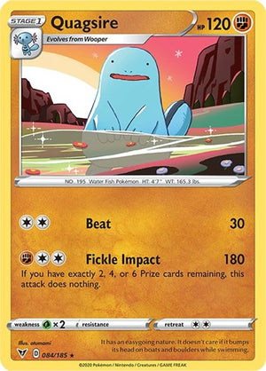 Pokemon TCG - SWSH04: Vivid Voltage - Quagsire - 084/185
