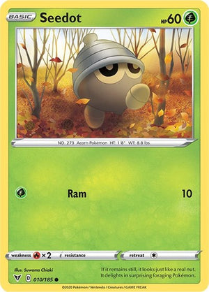 Pokemon TCG - SWSH04: Vivid Voltage - Seedot - 010/185