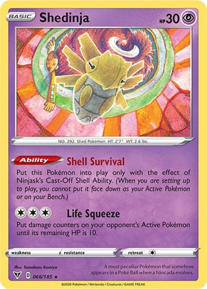 Pokemon TCG - SWSH04: Vivid Voltage - Shedinja - 066/185