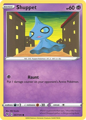 Pokemon TCG - SWSH04: Vivid Voltage - Shuppet - 067/185