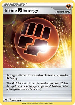 Pokemon TCG - SWSH04: Vivid Voltage - Stone Fighting Energy - 164/185