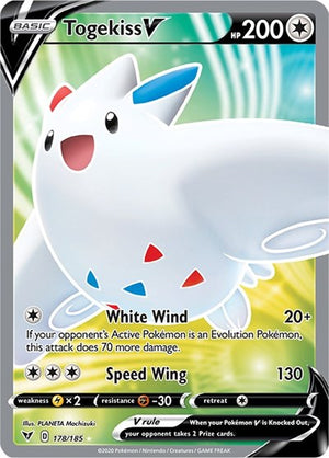 Pokemon TCG - SWSH04: Vivid Voltage - Togekiss V - 178/185 - Holofoil