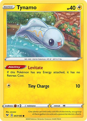Pokemon TCG - SWSH04: Vivid Voltage - Tynamo - 057/185 - Reverse Holofoil