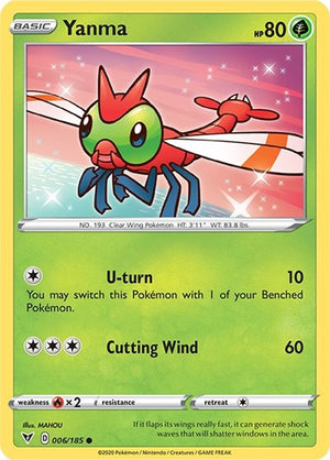 Pokemon TCG - SWSH04: Vivid Voltage - Yanma - 006/185