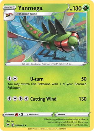Pokemon TCG - SWSH04: Vivid Voltage - Yanmega - 007/185