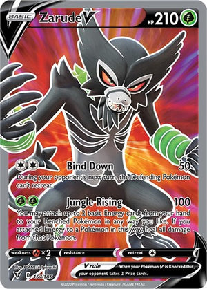 Pokemon TCG - SWSH04: Vivid Voltage - Zarude V - 167/185 - Holofoil