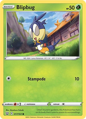 Pokemon TCG - SWSH05: Battle Styles - Blipbug - 017/163