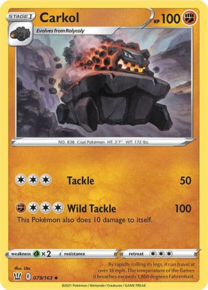 Pokemon TCG - SWSH05: Battle Styles - Carkol - 079/163