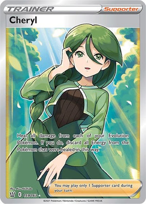Pokemon TCG - SWSH05: Battle Styles - Cheryl - 159/163 - Holofoil